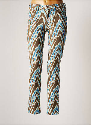 Pantalon droit marron REIKO femme