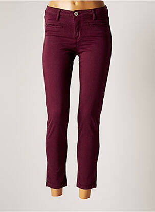 Pantalon 7/8 violet DENIM STUDIO femme