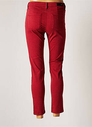 Pantalon 7/8 rouge DENIM STUDIO femme