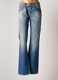 Jeans coupe droite bleu FRANKIE MORELLO femme
