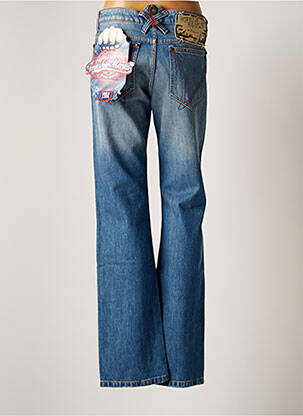 Jeans coupe droite bleu FRANKIE MORELLO femme