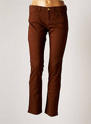 Pantalon droit marron RIVER WOODS femme