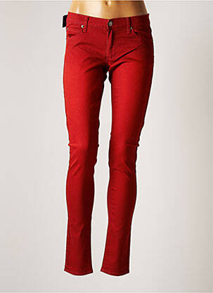 Pantalon slim rouge CHEAP MONDAY femme