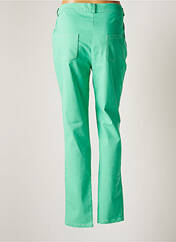 Pantalon droit vert ALAIN MURATI pour femme seconde vue