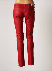 Pantalon slim rouge LE TEMPS DES CERISES pour femme seconde vue