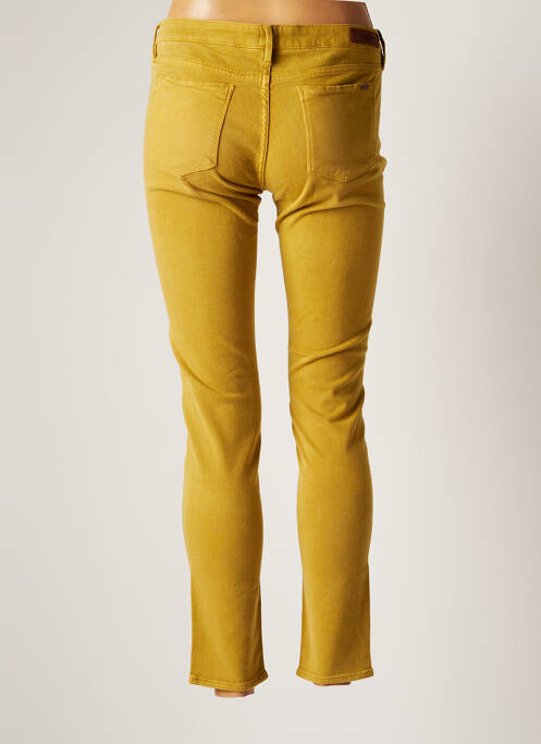 Pantalon droit jaune REIKO pour femme