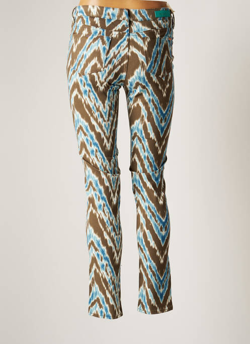 Pantalon droit marron REIKO pour femme