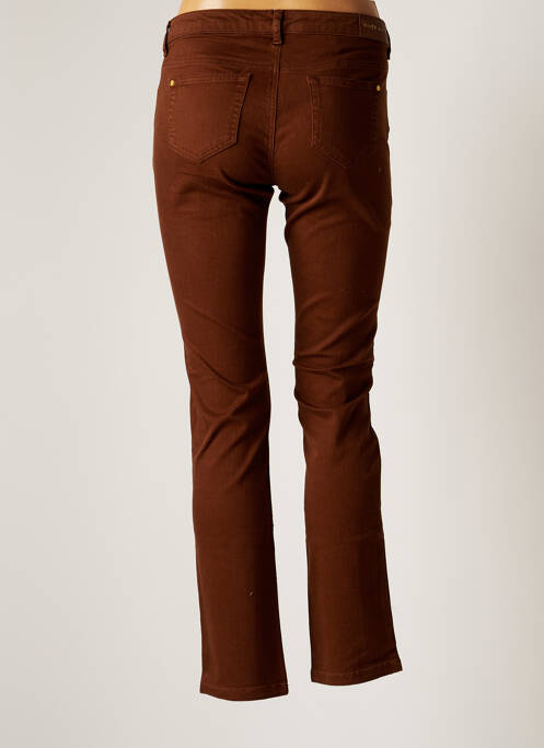 Pantalon droit marron RIVER WOODS pour femme