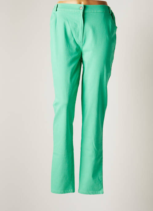 Pantalon droit vert ALAIN MURATI pour femme
