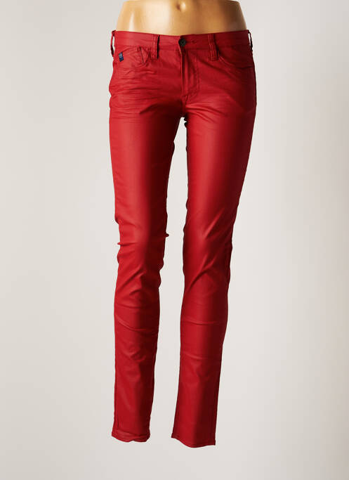 Pantalon slim rouge LE TEMPS DES CERISES pour femme