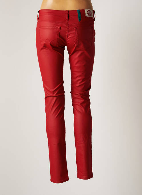 Pantalon slim rouge LE TEMPS DES CERISES pour femme