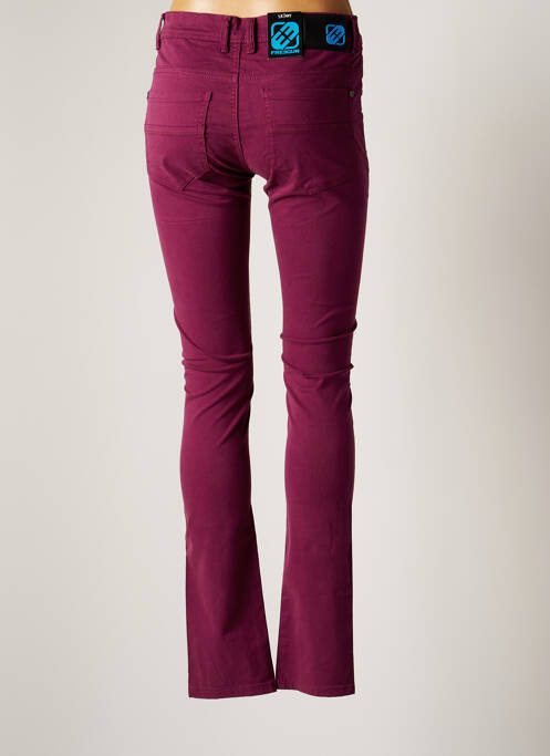 Pantalon slim violet FREEGUN pour femme