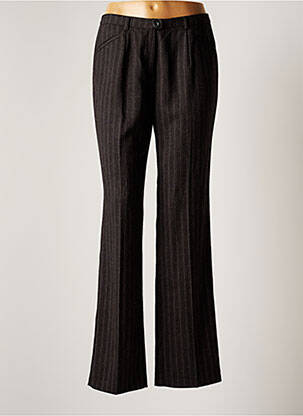 Pantalon droit gris CHRISTIAN MARRY femme