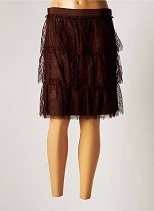 Jupe mi-longue marron GOLDEN GOOSE DELUXE BRAND femme