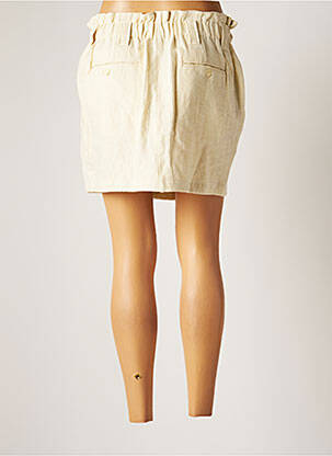 Jupe courte beige LAURENCE DOLIGE femme