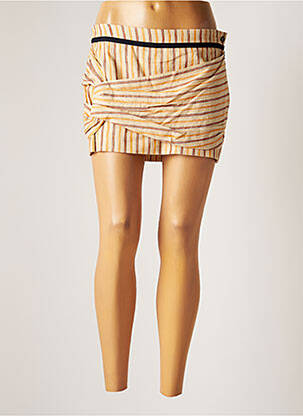 Mini-jupe beige ROSE ANNA femme