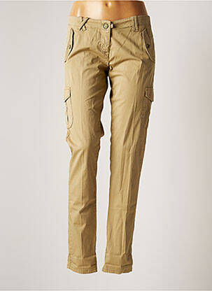 Pantalon droit beige AERONAUTICA femme