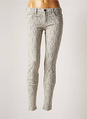 Pantalon slim gris CURRENTE/ELLIOTT femme