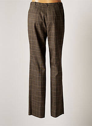 Pantalon droit marron CHRISTIAN MARRY femme