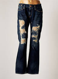 Jeans coupe droite bleu ED HARDY femme