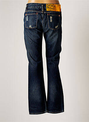 Jeans coupe droite bleu ED HARDY femme