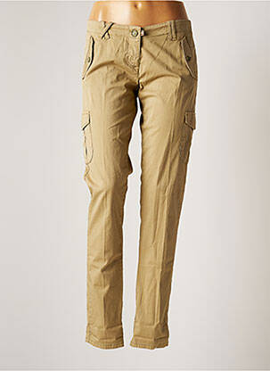 Pantalon droit beige AERONAUTICA pour femme
