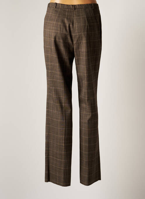 Pantalon droit marron CHRISTIAN MARRY pour femme