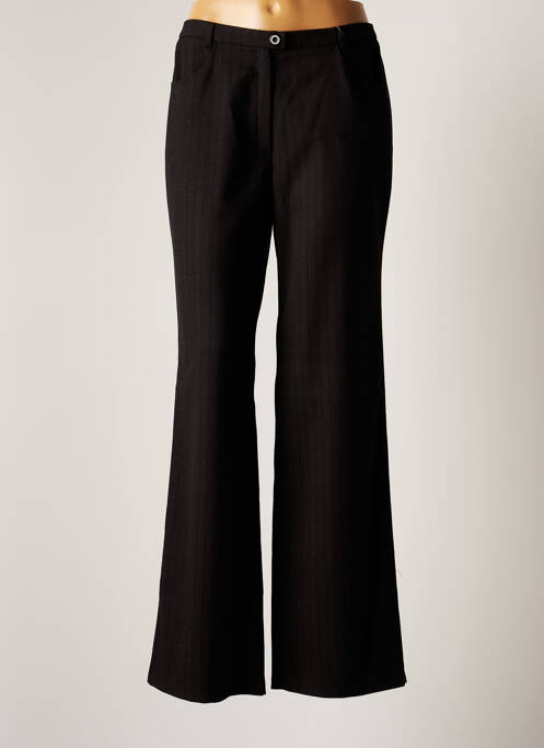 Pantalon droit noir CHRISTIAN MARRY pour femme