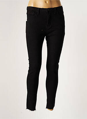 Jeans coupe slim noir LAULIA femme