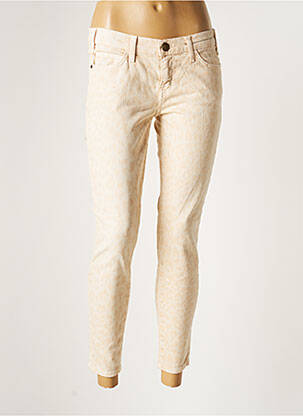 Pantalon slim beige CURRENTE/ELLIOTT femme