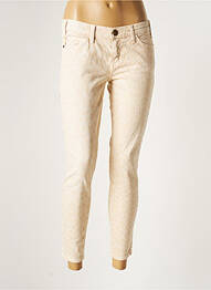 Pantalon slim beige CURRENTE/ELLIOTT femme