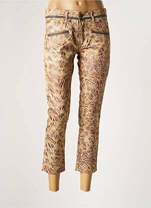 Pantalon 7/8 beige ROSEANNA femme
