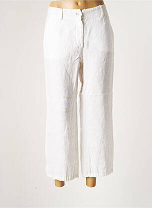 Pantalon 7/8 blanc EVER EASY BY JAC JAC pour femme
