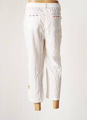 Pantalon 7/8 blanc JAC JAC pour femme seconde vue