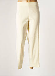 Pantalon droit jaune SYM pour femme seconde vue