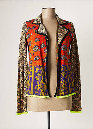 Gilet manches longues stretch beige MANILA GRACE femme