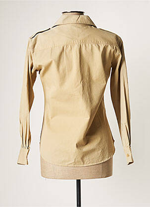 Veste casual col chemisier beige LAURENCE DOLIGE femme
