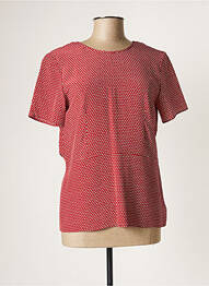 Blouse imprimé fantaisie manches courtes rouge STELLA MCCARTNEY femme
