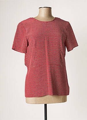 Blouse imprimé fantaisie manches courtes rouge STELLA MCCARTNEY femme