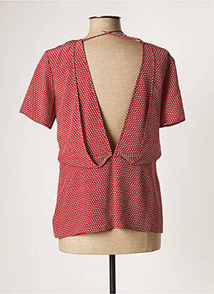 Blouse imprimé fantaisie manches courtes rouge STELLA MCCARTNEY femme