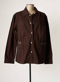 Veste casual poches marron JAC JAC femme