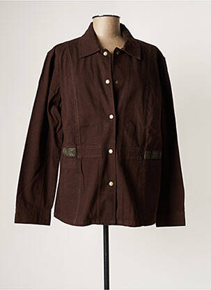 Veste casual poches marron JAC JAC femme