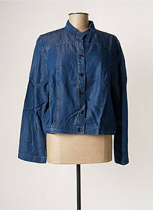 Veste casual col rond bleu SYM femme