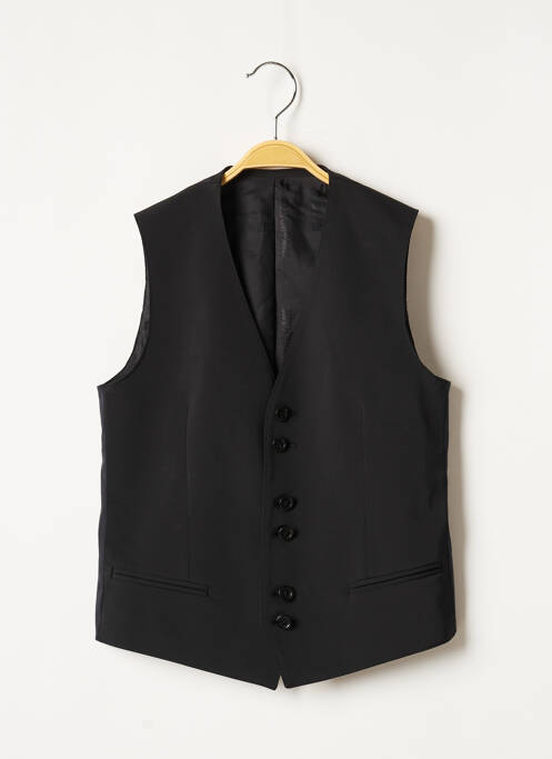 Gilet sans manche coupe cintrée noir BILL TORNADE garcon