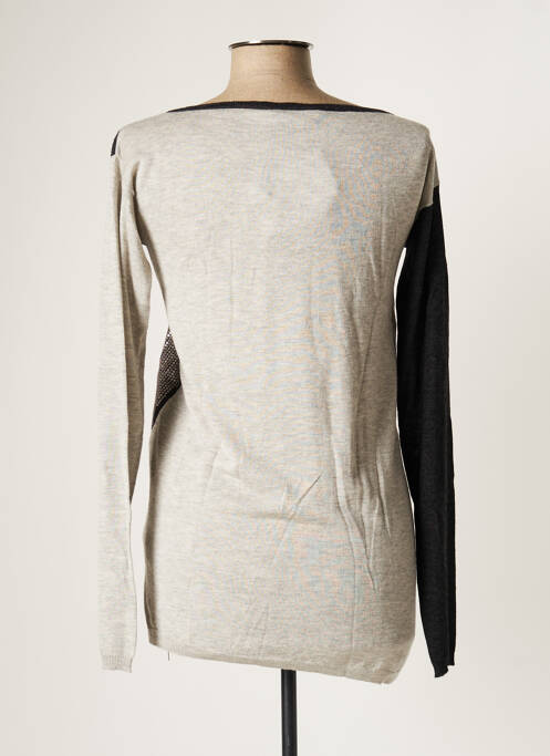 Pull tunique gris I BLUES pour femme