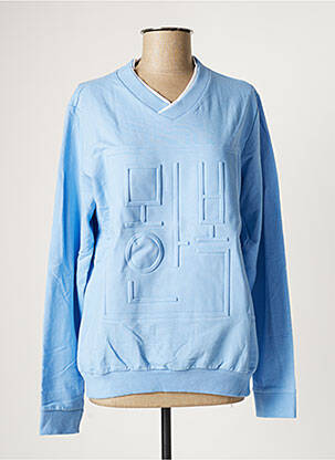 Sweat-shirt sans capuche bleu MON HANBOK femme