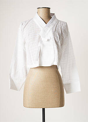 Top blanc MON HANBOK femme