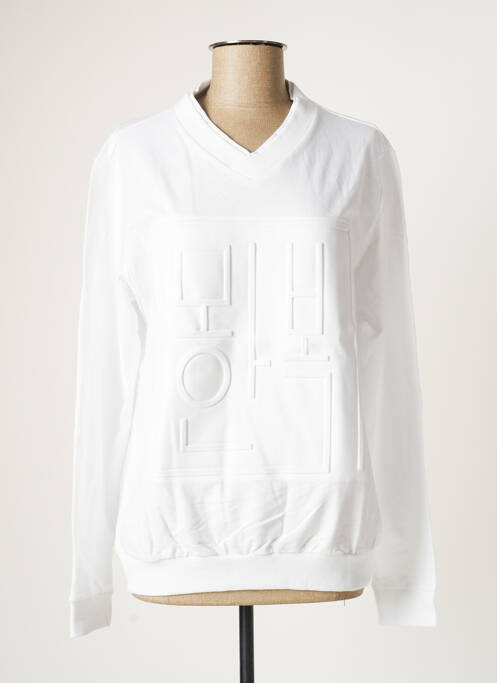 Sweat-shirt sans capuche blanc MON HANBOK femme