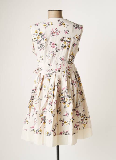 Robe courte beige MON HANBOK pour femme