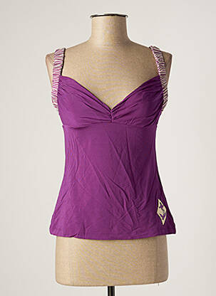 Top de bain violet JOHN GALLIANO pour femme